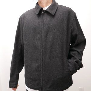 Banana Republic Black Winter Wool Collared Jacket Size Large